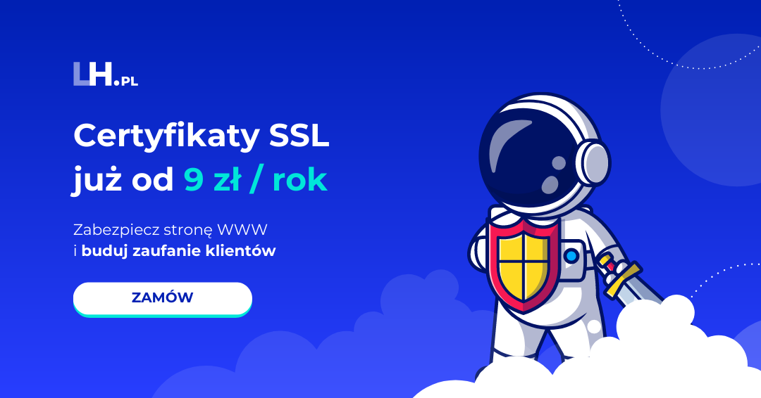 Certyfikat SSL w zestawie